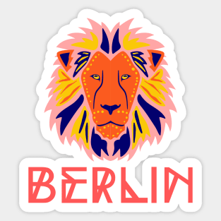 Berlin Lion Sticker